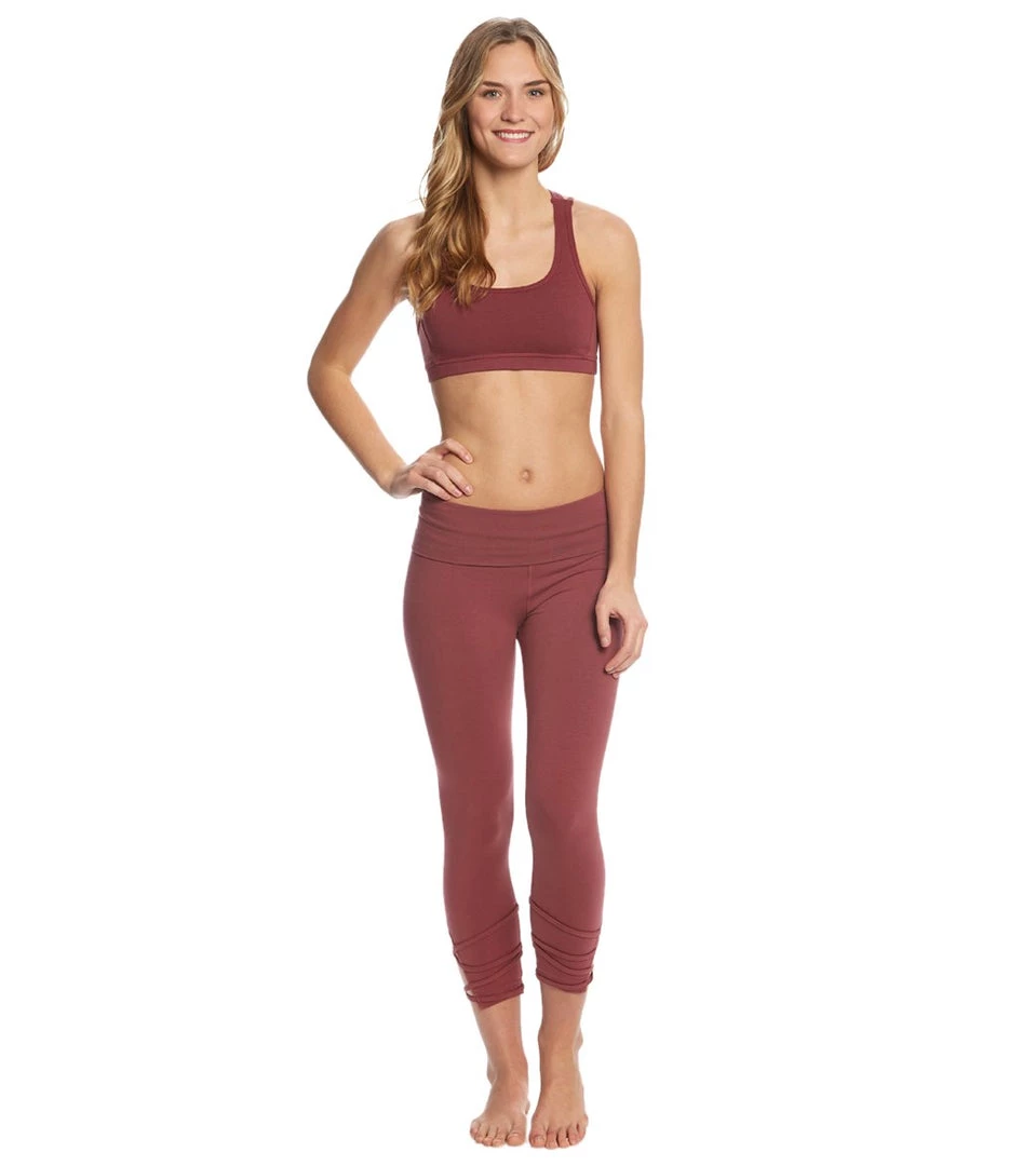 Hard Tail Tonal Strappy Bra Smokey Rose CLOTHING 6 Hard Tail Tonal Strappy Bra Smokey Rose CLOTHING