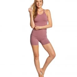 CLOTHING Hard Tail Double Cross Support Tank Crush