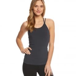 Hard Tail Double Cross Support Tank Dark Knight CLOTHING