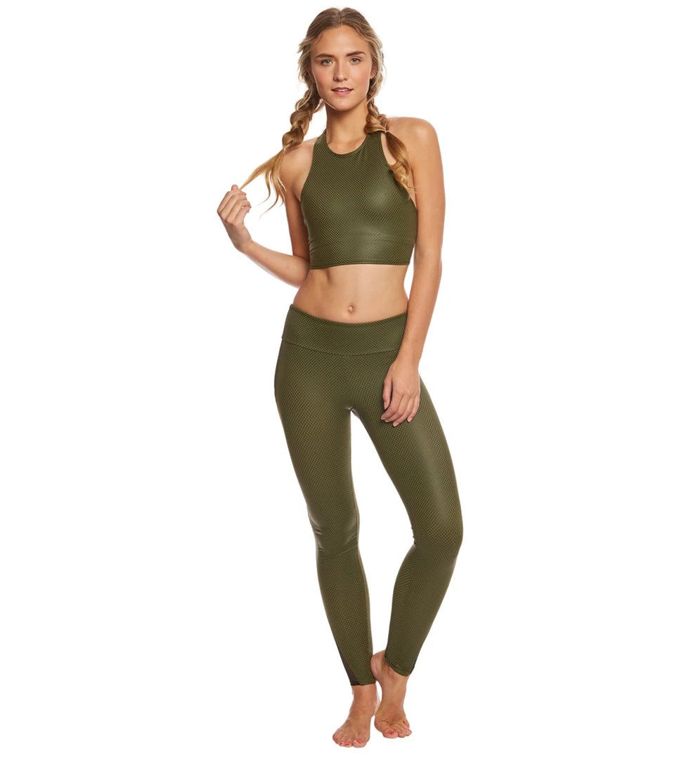 CLOTHING Onzie Shaper Yoga Leggings Moss Fishnet 6 CLOTHING Onzie Shaper Yoga Leggings Moss Fishnet