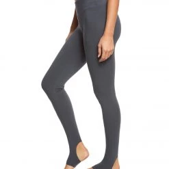 Hard Tail Flat Waist Cotton Stirrup Legging Dark Knight