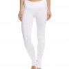 Hard Tail Flat Waist Cotton Stirrup Legging White CLOTHING