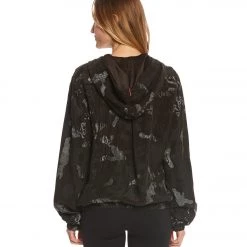 Hard Tail Zip Hoodie Camo Print Olive