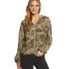 Hard Tail Zip Hoodie Camo Print Sand CLOTHING