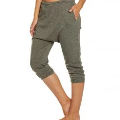 Capri Yoga Leggings Hard Tail Harem Capris Olive Drab