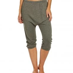 Capri Yoga Leggings Hard Tail Harem Capris Olive Drab