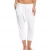 Hard Tail Harem Capris White
