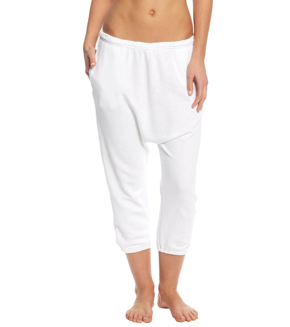 Hard Tail Harem Capris White 3 Hard Tail Harem Capris White
