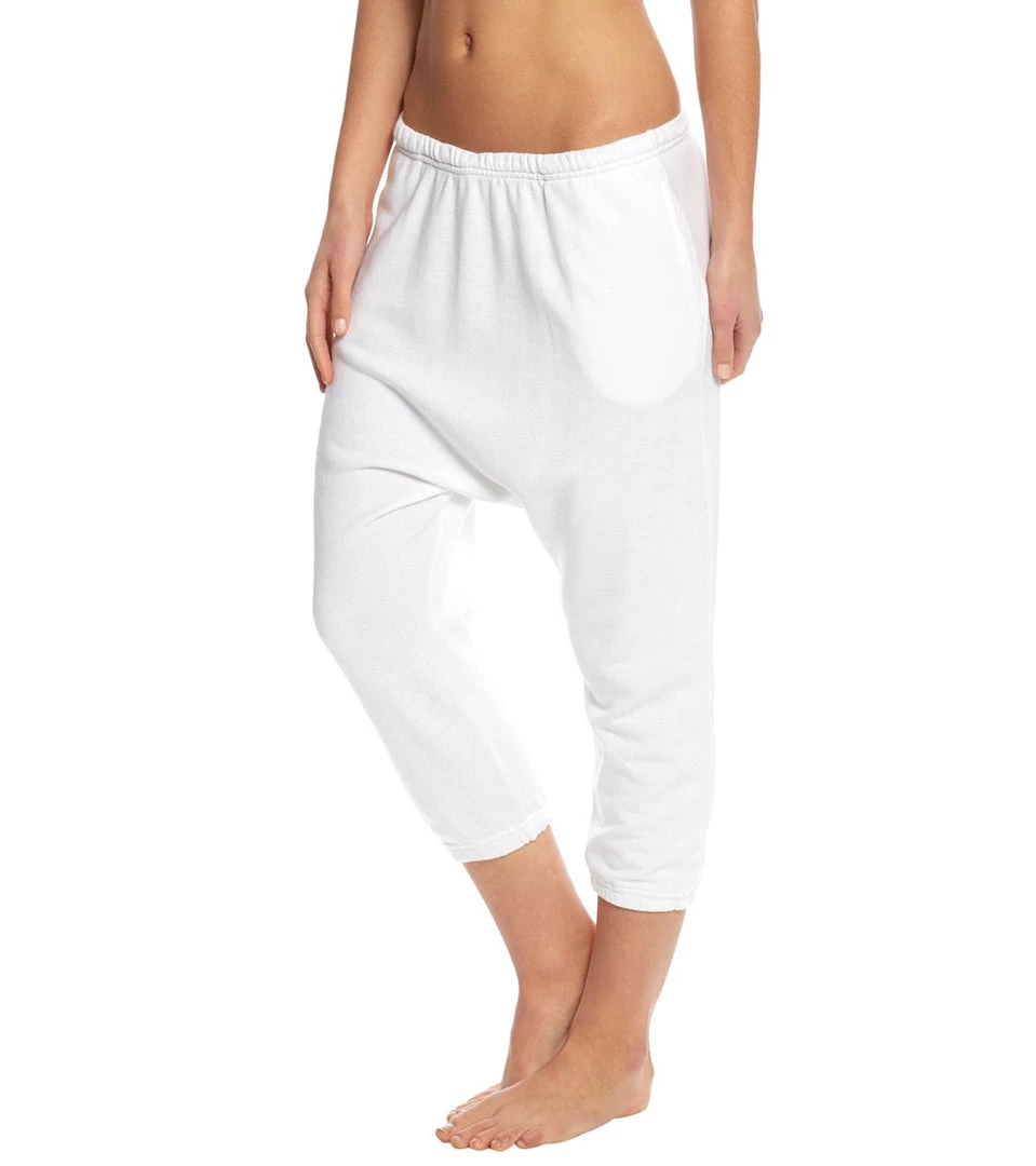 Hard Tail Harem Capris White 4 Hard Tail Harem Capris White