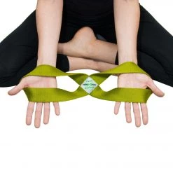 Infinity Strap Organic Bamboo Small 13" Yoga Strap Olive