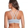 Manduka Cross Strap Yoga Bra Light Grey Heather CLOTHING