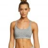 Manduka Cross Strap Yoga Bra Feather Grey Melange CLOTHING