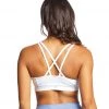 CLOTHING Manduka Cross Strap Yoga Bra Pure White