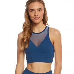 Beyond Yoga Ommmbre Mesh Yoga Bralet Amalfi Coast