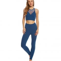 Beyond Yoga Ommmbre Mesh Yoga Bralet Amalfi Coast