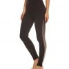 Beyond Yoga Ommmbre Mesh High Waisted 7/8 Yoga Leggings Jet Black