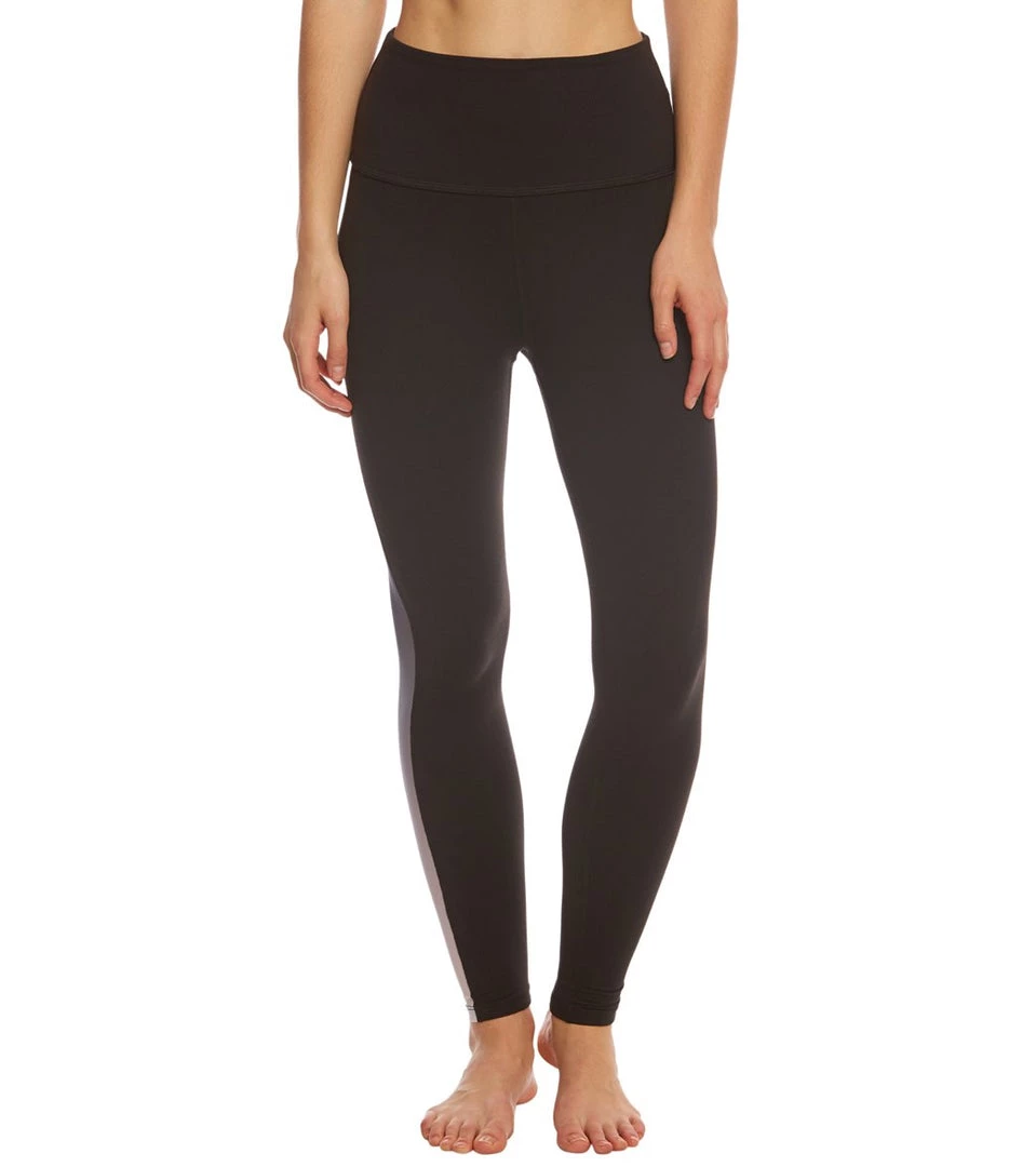 Beyond Yoga Ommmbre Mesh High Waisted 7/8 Yoga Leggings Jet Black 4 Beyond Yoga Ommmbre Mesh High Waisted 7/8 Yoga Leggings Jet Black