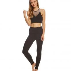 Beyond Yoga Ommmbre Mesh High Waisted 7/8 Yoga Leggings Jet Black 11 Beyond Yoga Ommmbre Mesh High Waisted 7/8 Yoga Leggings Jet Black