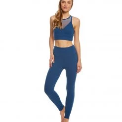 Beyond Yoga Ommmbre Mesh High Waisted 7/8 Yoga Leggings Amalfi Coast CLOTHING