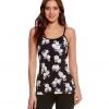 Beyond Yoga Kate Spade Cinched Back Bow Yoga Tank Top Floral Garden