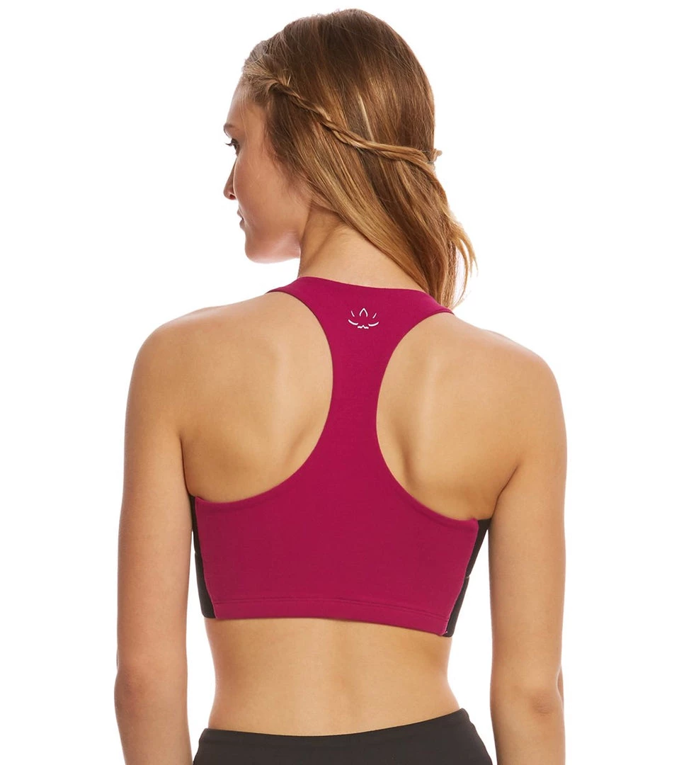 Beyond Yoga Wide Band Stacked Yoga Sports Bra Plumberry 5 Beyond Yoga Wide Band Stacked Yoga Sports Bra Plumberry