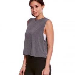 CLOTHING Everyday Yoga Luna Workout Muscle Tee Grey
