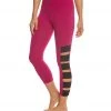 CLOTHING Beyond Yoga Wide Band Stacked Yoga Capris Plumberry 1 CLOTHING Beyond Yoga Wide Band Stacked Yoga Capris Plumberry