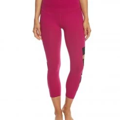 CLOTHING Beyond Yoga Wide Band Stacked Yoga Capris Plumberry 9 CLOTHING Beyond Yoga Wide Band Stacked Yoga Capris Plumberry