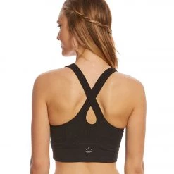 CLOTHING Beyond Yoga Quilt Ahead Keyhole Yoga Bralette Jet Black 10 CLOTHING Beyond Yoga Quilt Ahead Keyhole Yoga Bralette Jet Black