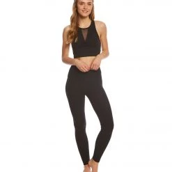 CLOTHING Beyond Yoga Quilt Ahead Keyhole Yoga Bralette Jet Black 11 CLOTHING Beyond Yoga Quilt Ahead Keyhole Yoga Bralette Jet Black