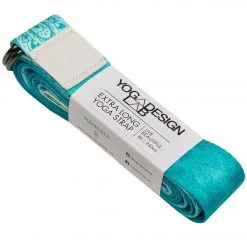 YOGA MATS & PROPS Yoga Design Lab Yoga Strap 8' Mandala Turquoise