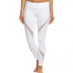 Beyond Yoga Quilt Ahead 7/8 Yoga Leggings White
