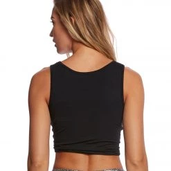 CLOTHING Onzie Knot Yoga Crop Top Black
