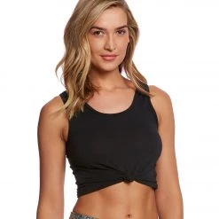 CLOTHING Onzie Knot Yoga Crop Top Black