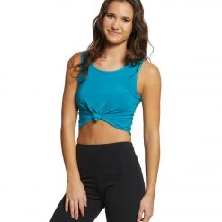 CLOTHING Onzie Knot Yoga Crop Top Jade