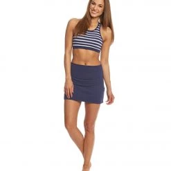 CLOTHING Beyond Yoga Kate Spade Sailing Stripe Yoga Bralet Sailing Stripe / Kate Spade Navy