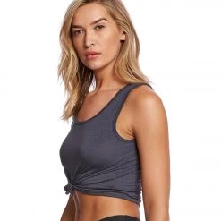 CLOTHING Onzie Knot Yoga Crop Top Midnight