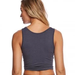CLOTHING Onzie Knot Yoga Crop Top Midnight