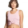 CLOTHING Onzie Knot Yoga Crop Top Blush
