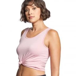 CLOTHING Onzie Knot Yoga Crop Top Blush