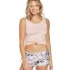 Onzie Knot Yoga Crop Top Petal