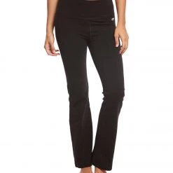 Marika Tummy Control Cotton Yoga Pants Black