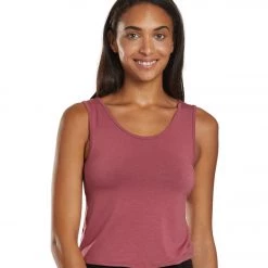 Onzie Knot Yoga Crop Top Mauve