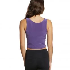 Onzie Knot Yoga Crop Top Purple CLOTHING