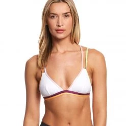 Free People Finn Soft Bra White CLOTHING