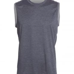 PrAna Men's Hardesty Muscle Tee Gravel CLOTHING