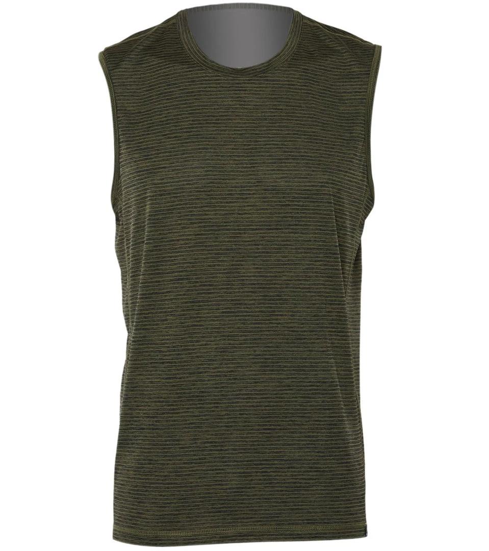 PrAna Men's Hardesty Muscle Tee Cargo Stripe 6 PrAna Men's Hardesty Muscle Tee Cargo Stripe