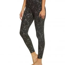 Onzie High Waisted Basic 7/8 Yoga Leggings Reflective NEW ARRIVALS