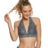 Free People Galloon Lace Halter Bra Dark Grey CLOTHING 2 Free People Galloon Lace Halter Bra Dark Grey CLOTHING
