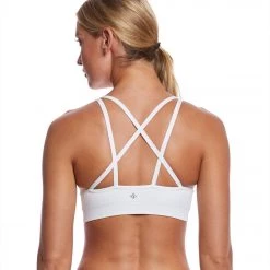 NUX Levitate Seamless Yoga Sports Bra White CLOTHING